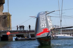 Test de Jauge à 90° - Imoca Quéguiner-Leucemie Espoir - Skipper : Yann Elies - Lorient le 18/04/2016