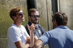 Ambiance sur les pontons avant le depart de la SOlo Guy Cotten 2020 - Concarneau le 06/08/2020